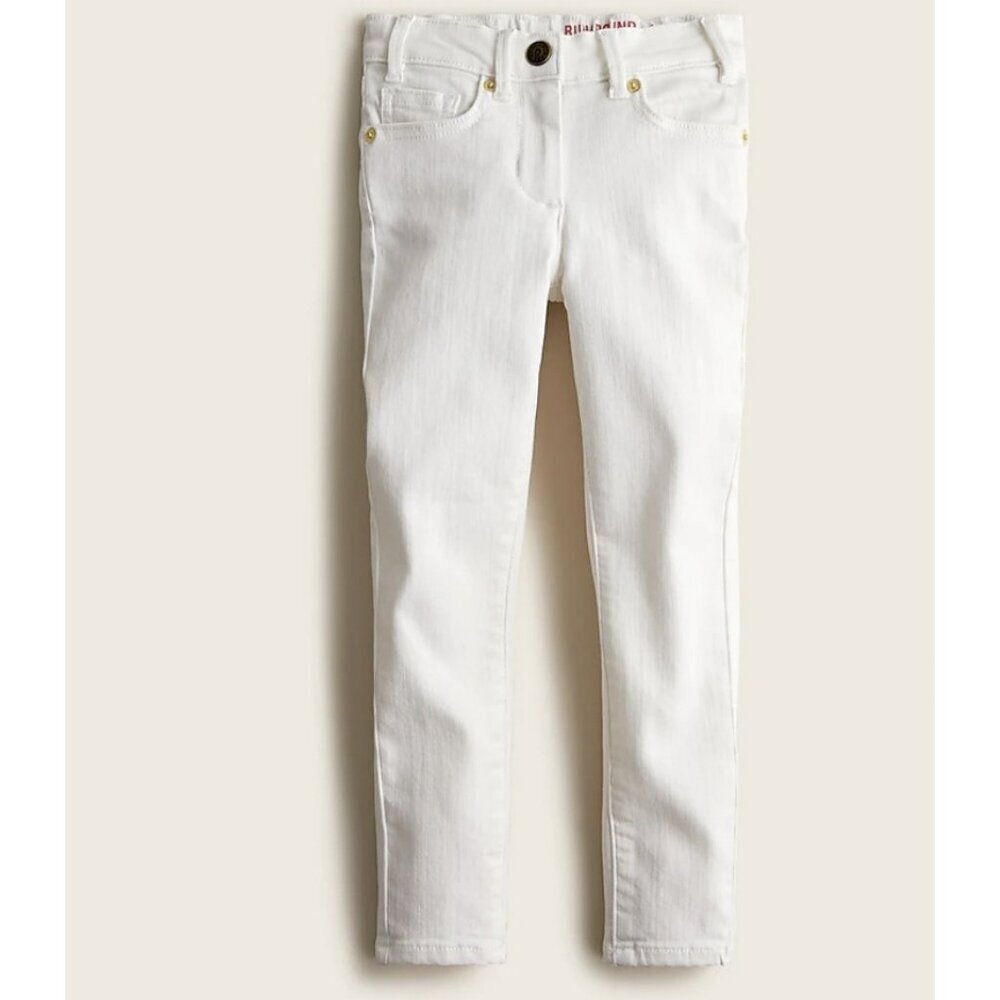 J.Crew Crewcuts Girls $50 White Runaround Jeans Size 16 AB552